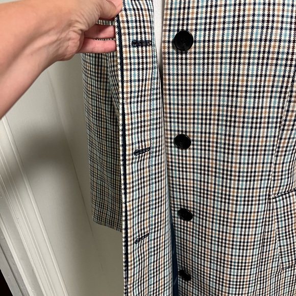 Talbots multi color jacket with fringe size 8. Smoke free home. No damage - Picture 2 of 6